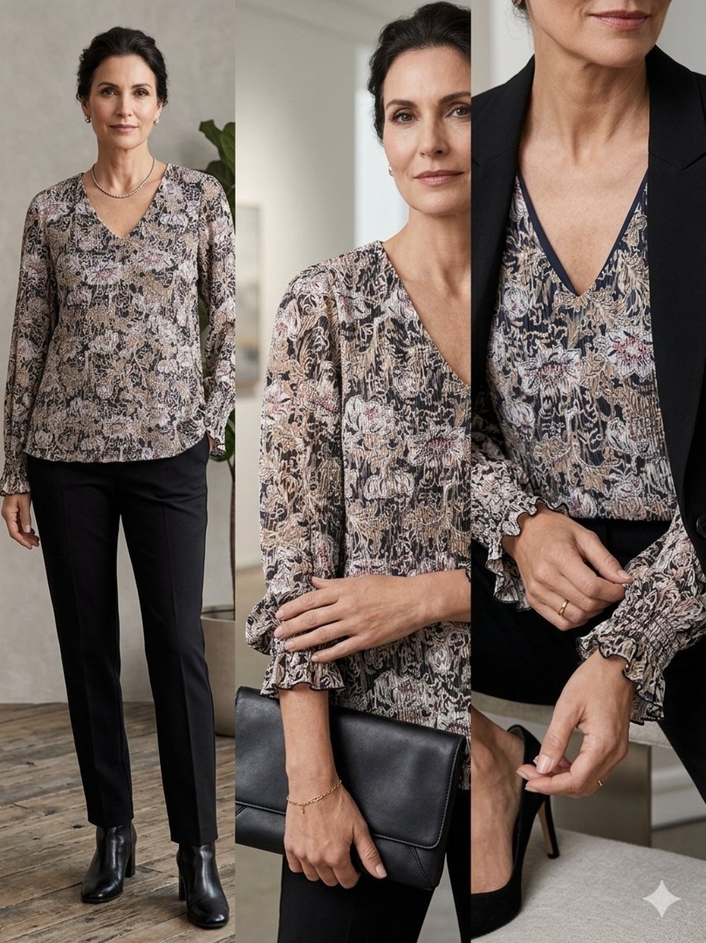Chico’s popover Tunic Large